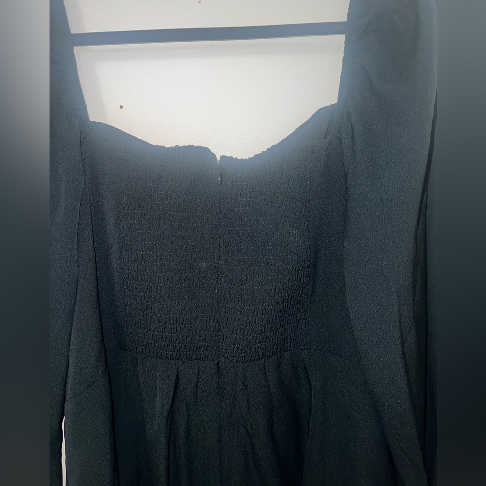 Brand new Abercrombie & Fitch front tied off shoulder black dress - Picture 5 of 5